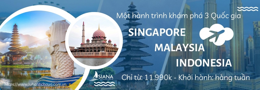 Tour Du Lịch Singapore Malaysia Indonesia 5 Ngày